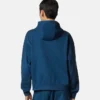 Bestickter Kapuzenpullover aus Baumwolljersey mit Reißverschluss