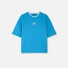 Besticktes Medusa-Boxy-T-Shirt