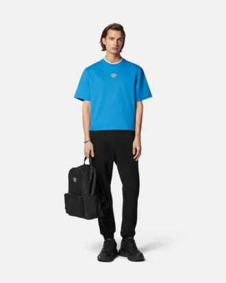 Besticktes Medusa-Boxy-T-Shirt