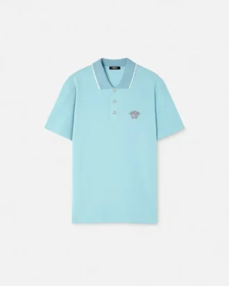 Besticktes Medusa-Poloshirt