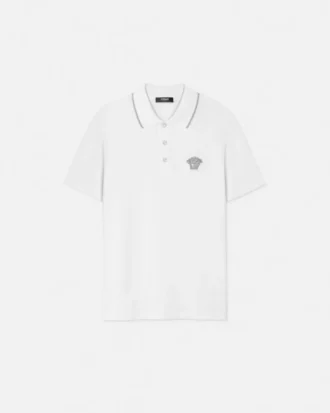 Besticktes Medusa-Poloshirt