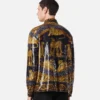 Besticktes Overshirt mit Wildkatzen-Motiv