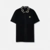 Besticktes Polohemd aus Baumwollpiqué