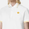Besticktes Polohemd aus Baumwollpiqué
