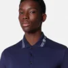 Besticktes Polohemd aus Baumwollpiqué