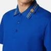 Besticktes Polohemd aus Baumwollpiqué