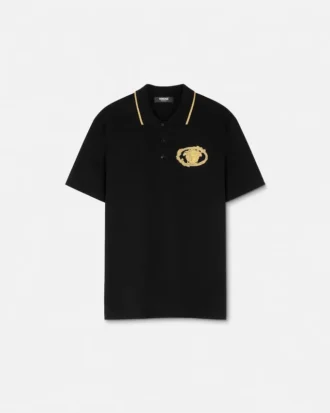Besticktes Polohemd mit Buckle Crest