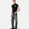 Besticktes Polohemd mit Buckle Crest