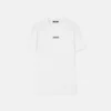 Besticktes Slim-Fit-T-Shirt aus Baumwolljersey