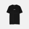 Besticktes Slim-Fit-T-Shirt aus Baumwolljersey