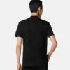 Besticktes Slim-Fit-T-Shirt aus Baumwolljersey