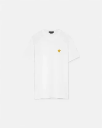 Besticktes T-Shirt aus Baumwolljersey