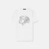 Besticktes T-Shirt aus Baumwolljersey