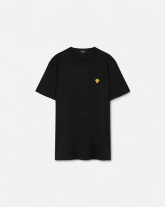 Besticktes T-Shirt aus Baumwolljersey