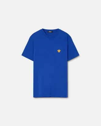 Besticktes T-Shirt aus Baumwolljersey