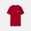 Besticktes T-Shirt aus Baumwolljersey