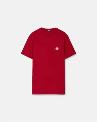Besticktes T-Shirt aus Baumwolljersey