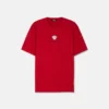 Besticktes T-Shirt aus Baumwolljersey