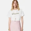 Besticktes T-Shirt aus Baumwolljersey