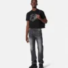 Besticktes T-Shirt aus Baumwolljersey