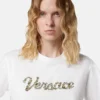 Besticktes T-Shirt aus Baumwolljersey