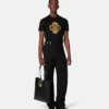 Besticktes T-Shirt mit architektonischem Barockmotiv