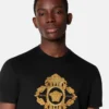 Besticktes T-Shirt mit architektonischem Barockmotiv