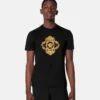 Besticktes T-Shirt mit architektonischem Barockmotiv