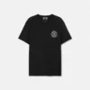 Besticktes T-Shirt mit V-Emblem