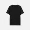 Besticktes T-Shirt mit V-Emblem