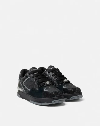 Biggie Basket Verzierte Ledersneaker