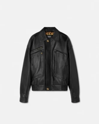Blousonjacke aus Plongé-Leder
