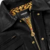 Blousonjacke aus Plongé-Leder