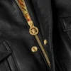 Blousonjacke aus Plongé-Leder