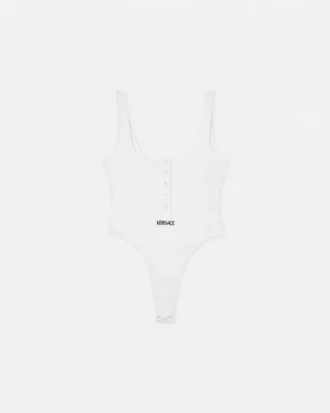 Body aus gerippter Baumwolle