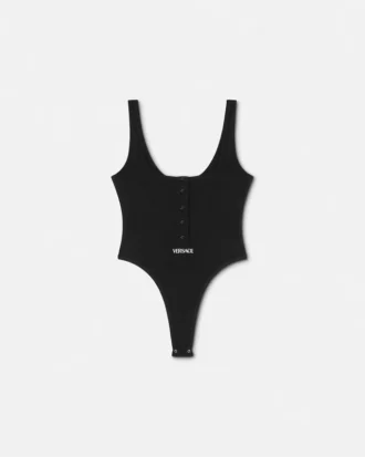 Body aus gerippter Baumwolle