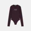 Bodysuit mit Kristall-Logo