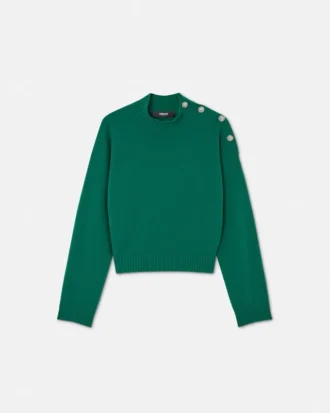 Boxy-Pullover aus Woll-Kaschmir-Strick