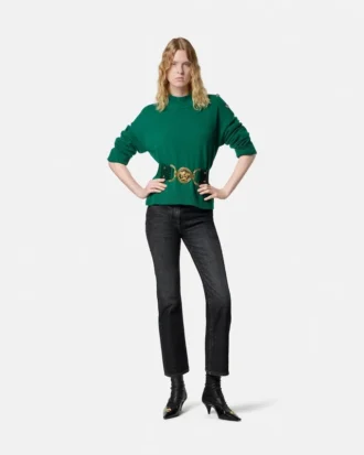 Boxy-Pullover aus Woll-Kaschmir-Strick