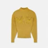 Boxy-Pullover aus Wolle mit Nieten