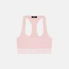 Bralette aus Baumwolljersey mit Rundhalsausschnitt