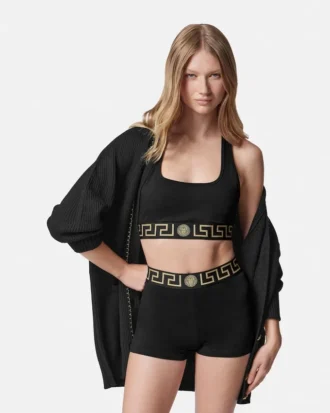 Bralette aus Baumwolljersey mit Rundhalsausschnitt
