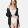 Bralette aus Baumwolljersey mit Rundhalsausschnitt