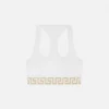 Bralette aus Baumwolljersey mit Rundhalsausschnitt