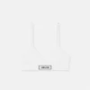 Bralette aus gerippter Baumwolle