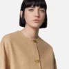 Caban-Jacke aus gefilzter Wolle