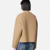 Caban-Jacke aus gefilzter Wolle