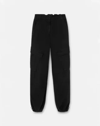 Cargo-Jeans mit V-Emblem