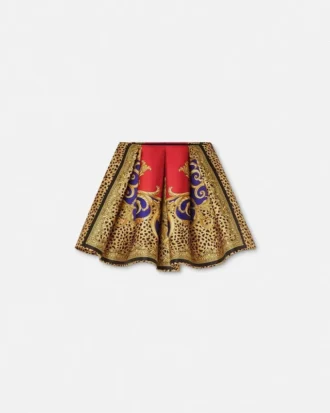 Cheetah Barocco Silk Duchesse Ballettrock