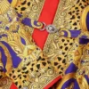 Cheetah Barocco Silk Mini-Hemdkleid